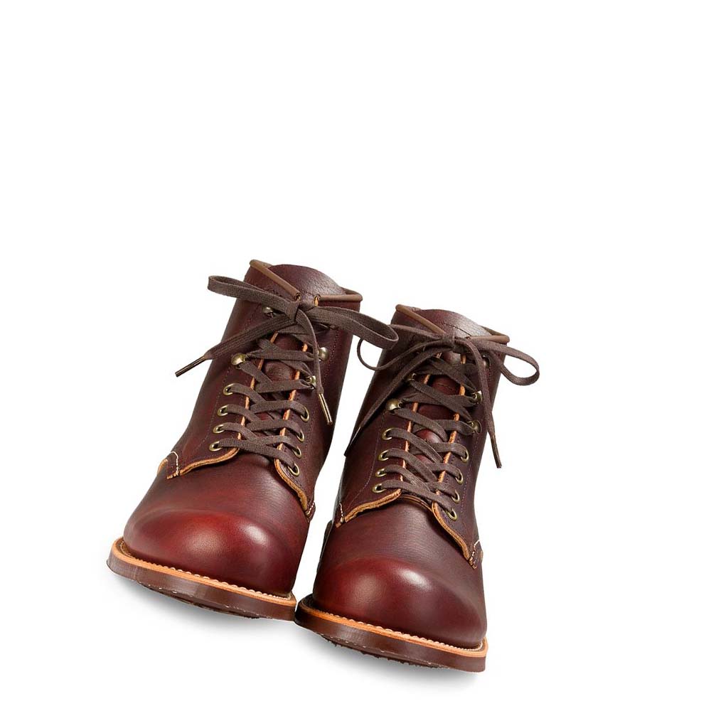 Red Wing Blacksmith Heritage 6-Inch in Oil-Slick Leather Men's Boots Burgundy | ZA 210AHK